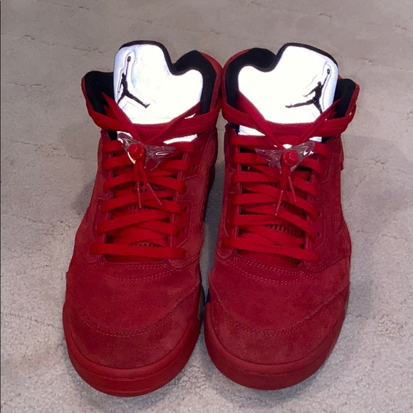 Jordan Retro 5 “Red Suede” - Picture 3 of 9